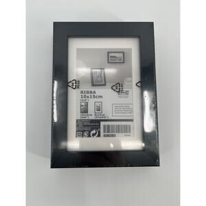 Ikea Ribba 4"x6" Black Picture Frame 103.784.45 Discontinued